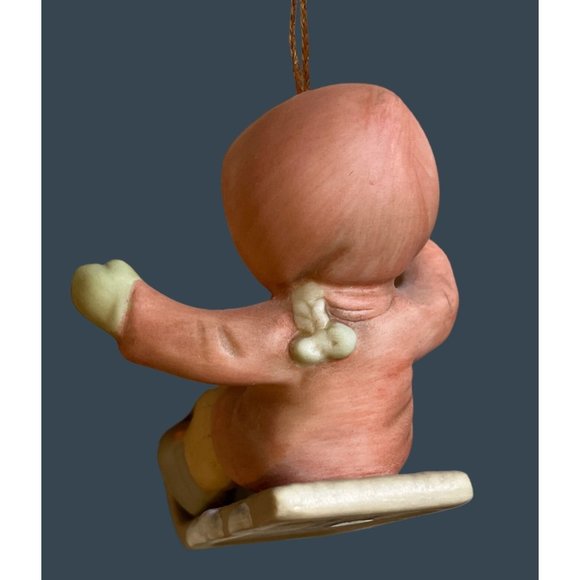 Enesco Memories of Yesterday Ornament S'NO USE LOOKIN' BACK NOW - 1991 - Picture 6 of 9